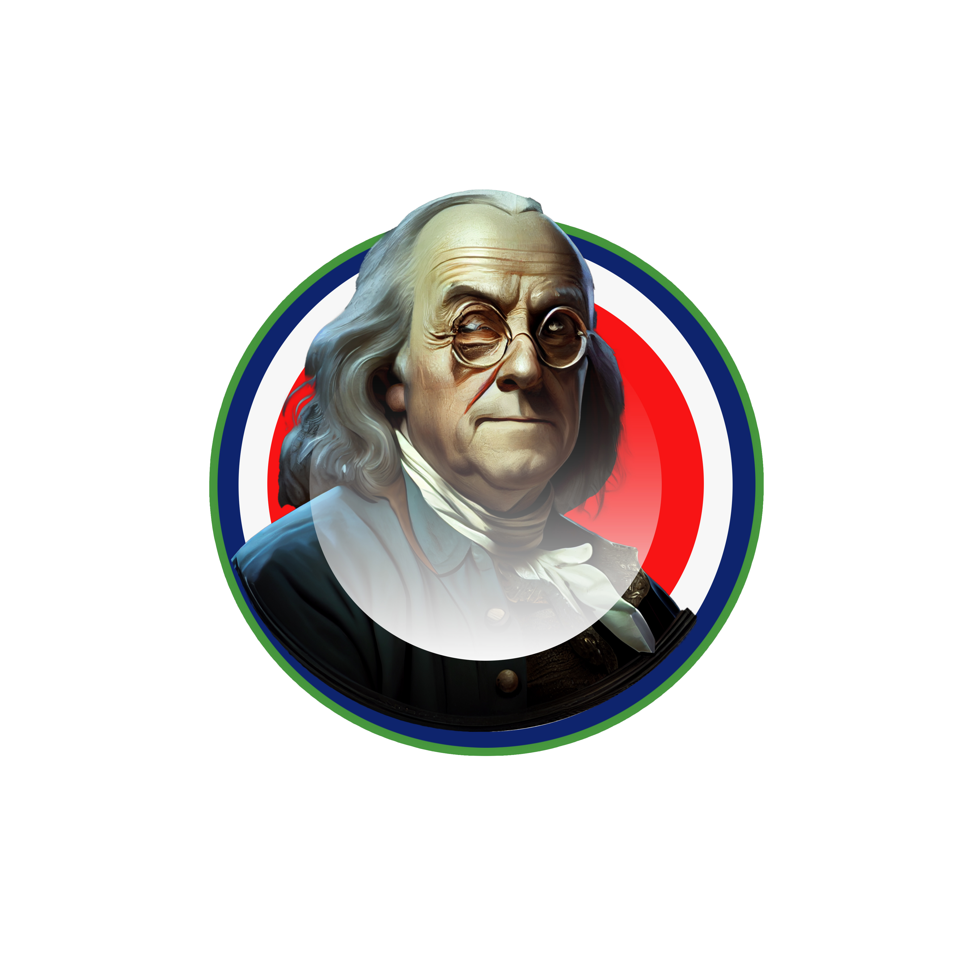 Benjamin Franklin vector image