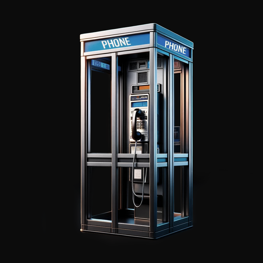 1990s phone booth